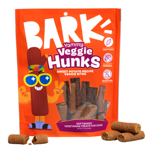 Yammy Veggie Hunks™ - Meat-Free Dog Treats for Healthy Pups