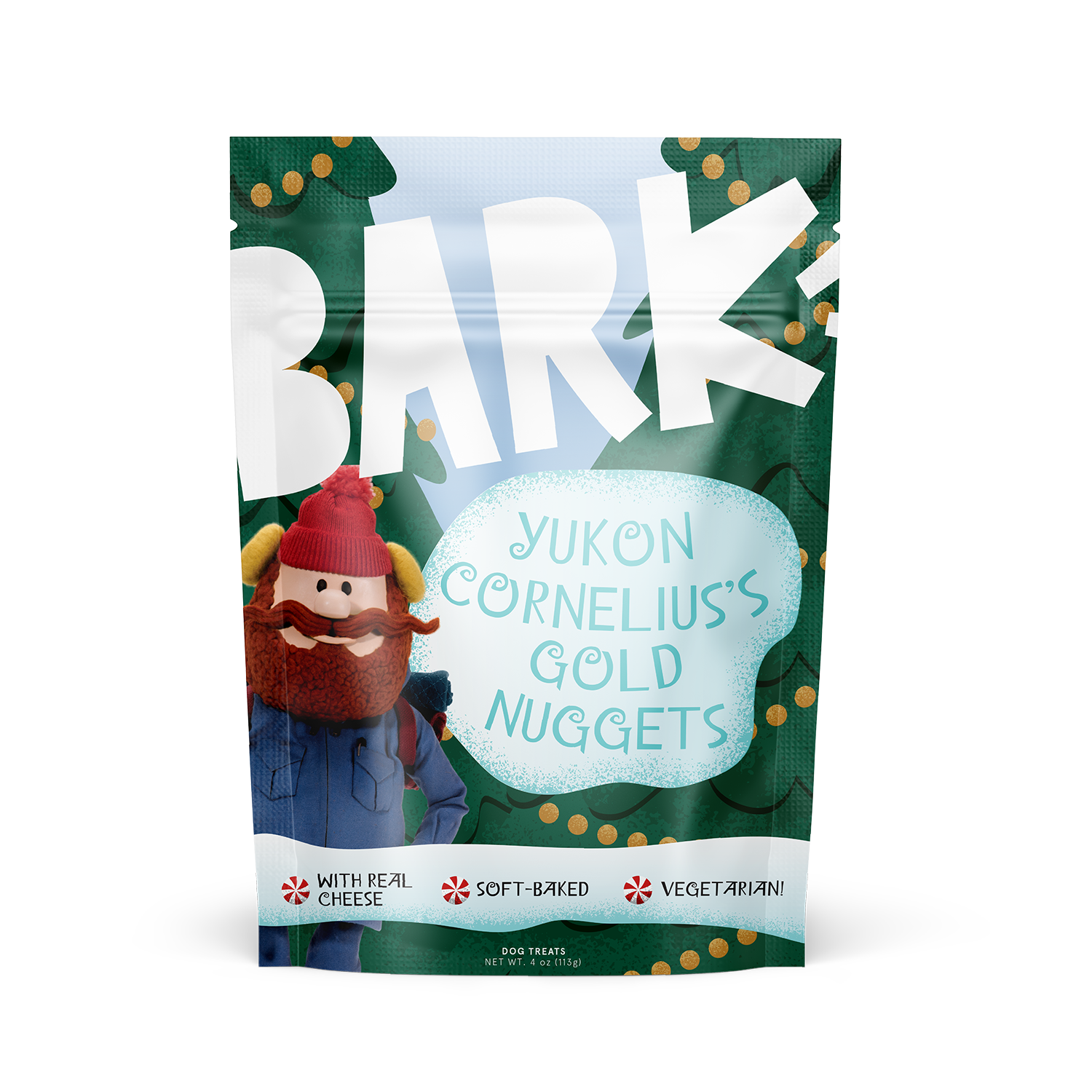Yukon Cornelius's Cheddar Cheese Dog Treats - Soft-Baked Gold Nuggets