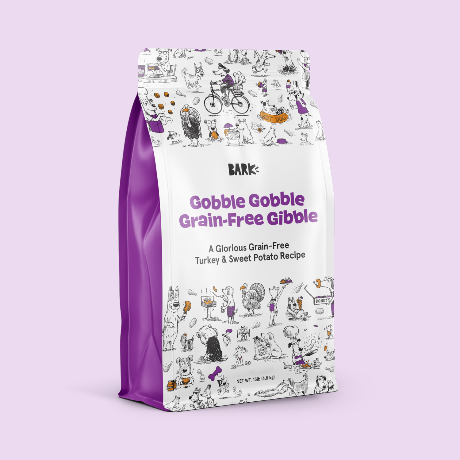 Grain-Free Turkey & Sweet Potato Dog Food with Probiotics