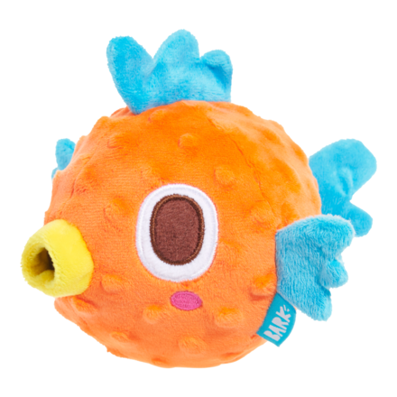 Dog Toy with Squeaker & Crinkle - Rip n' Reveal Beach Ball Surprise