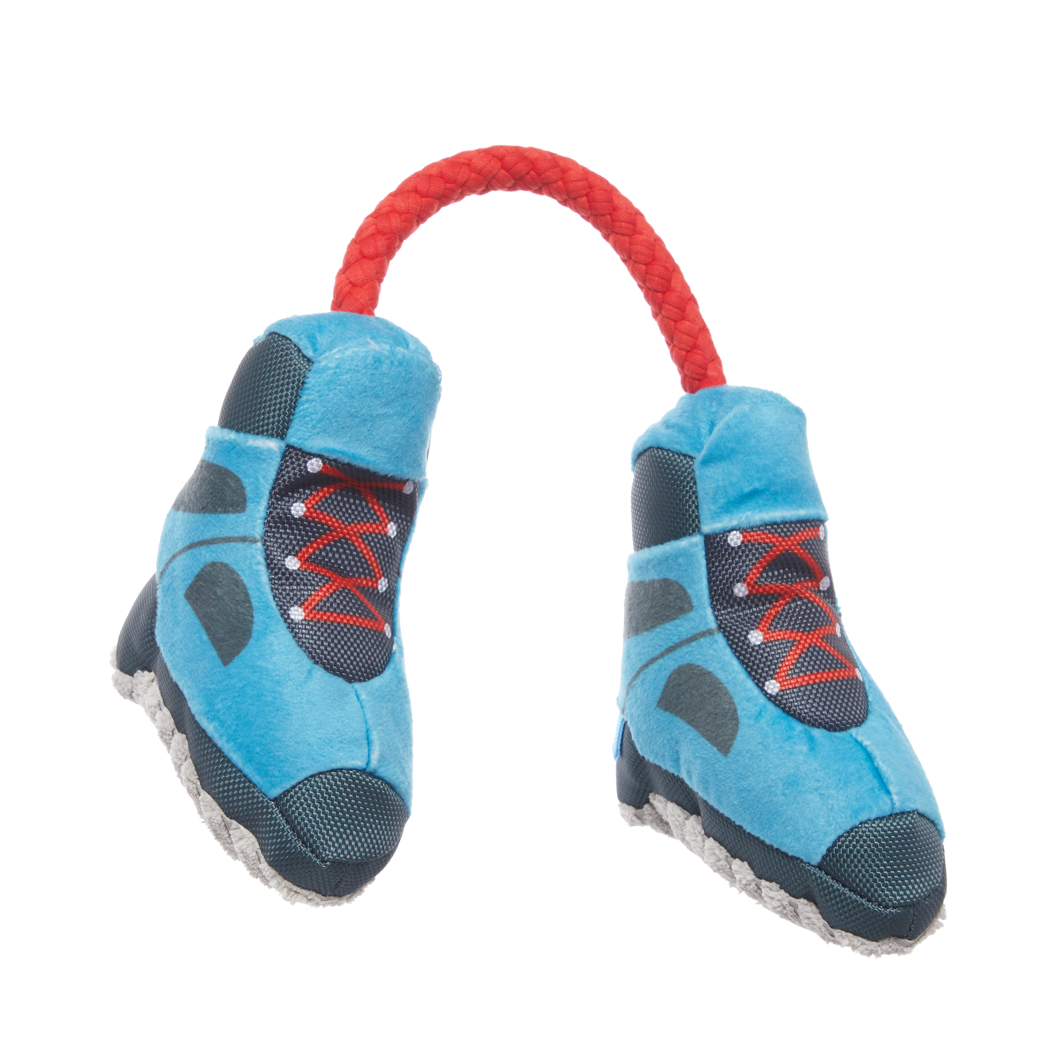 Appalachian Tail Boots Dog Toy with Squeakers & Rope