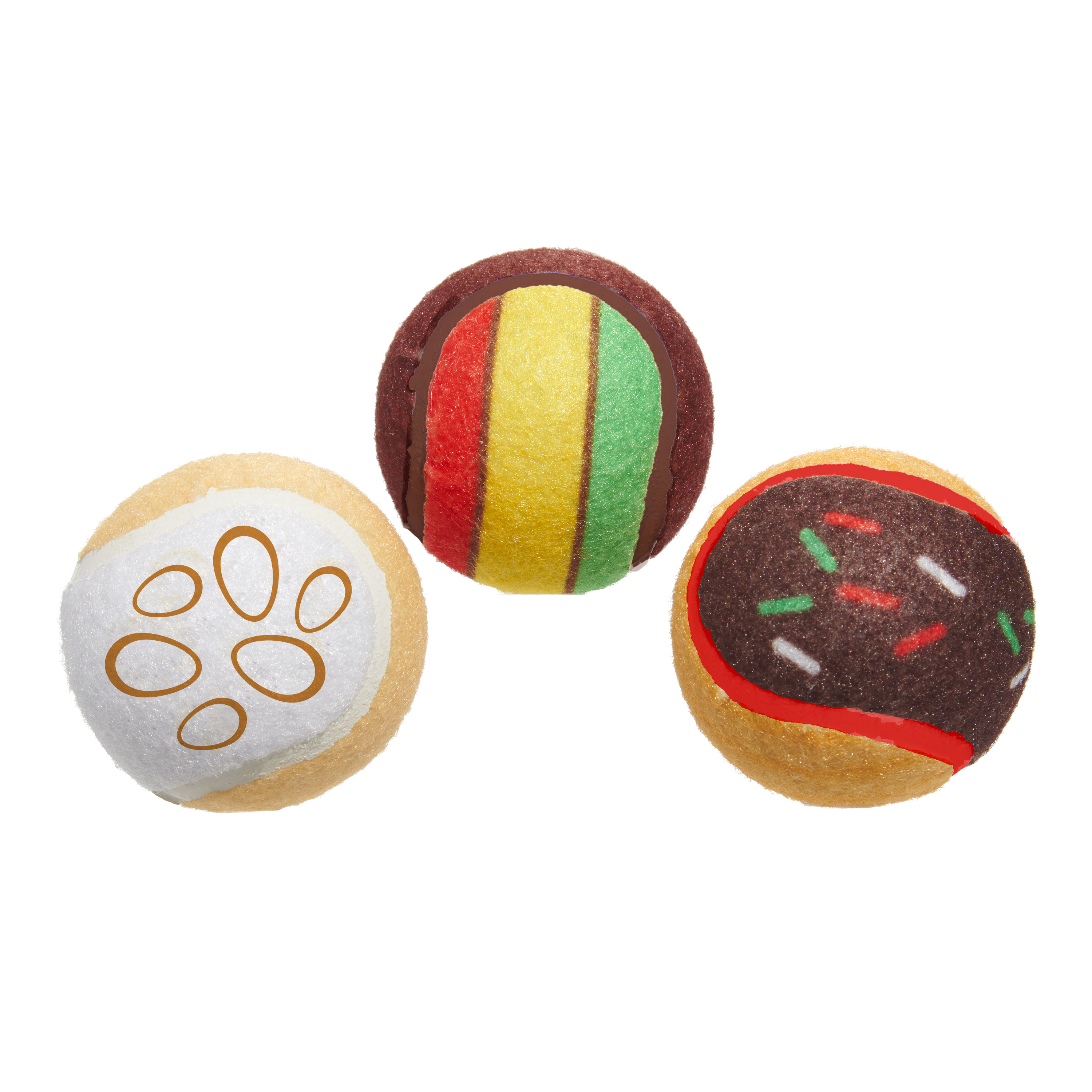 Squeaky Tennis Ball Dog Toys – Ballscoti Cookies for Fetch Play