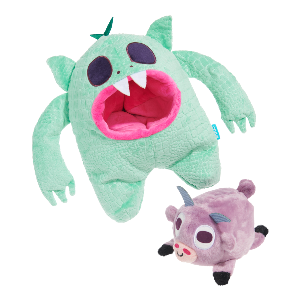 Squeaky Dog Toy with Treat Trap - Barbara Chupacabra for Play & Fetch