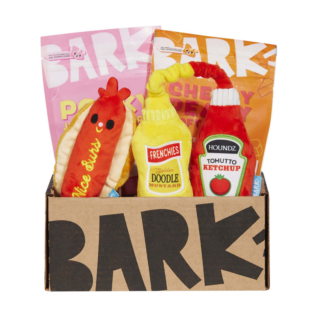 BarkBox Monthly Dog Gift Box - 2 Toys & 2 Treats